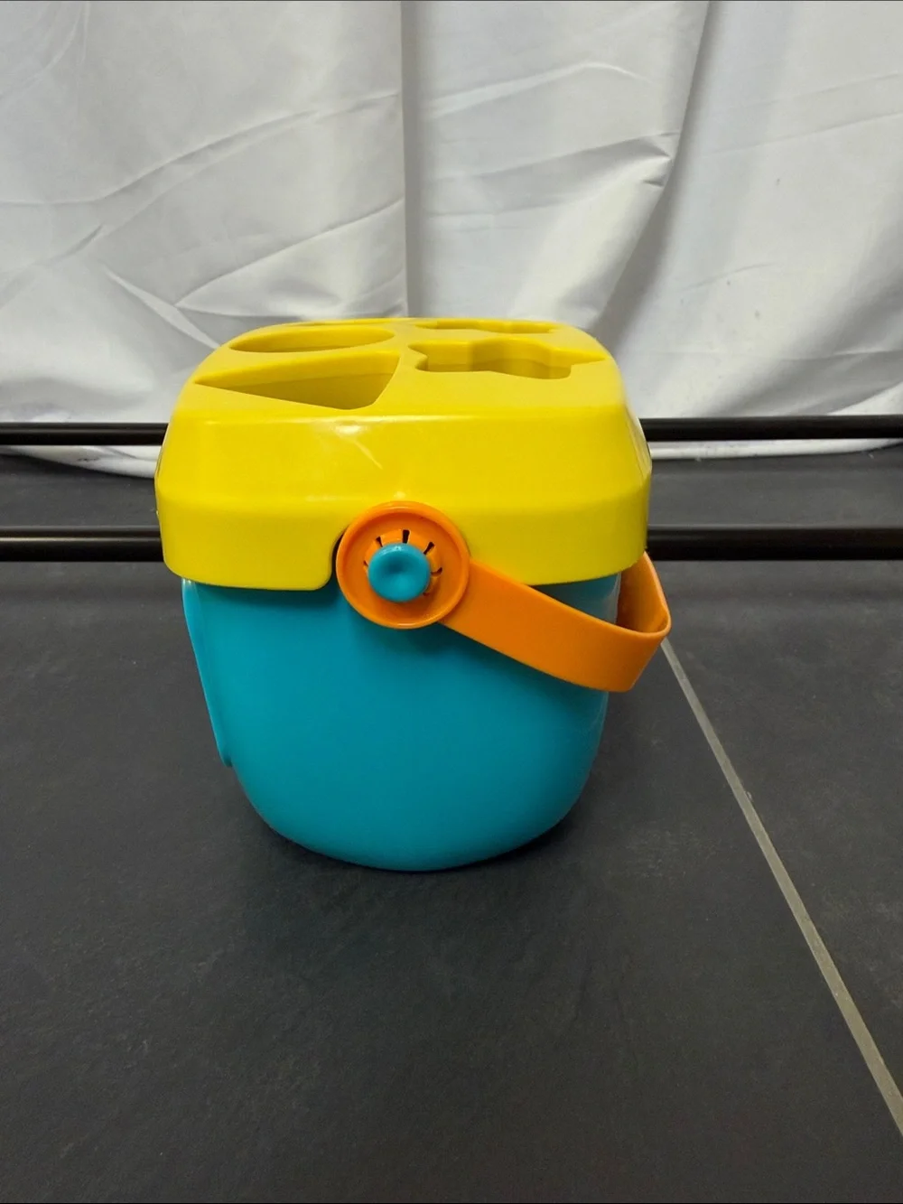 Fisher-Price Baby's First Blocks Shape Sorting Toy with Storage Bucket 10 Pieces